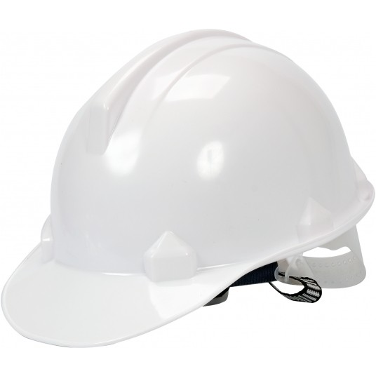 KASK OCHRONNY BIAŁY HDPE -zdjęcie numer 1