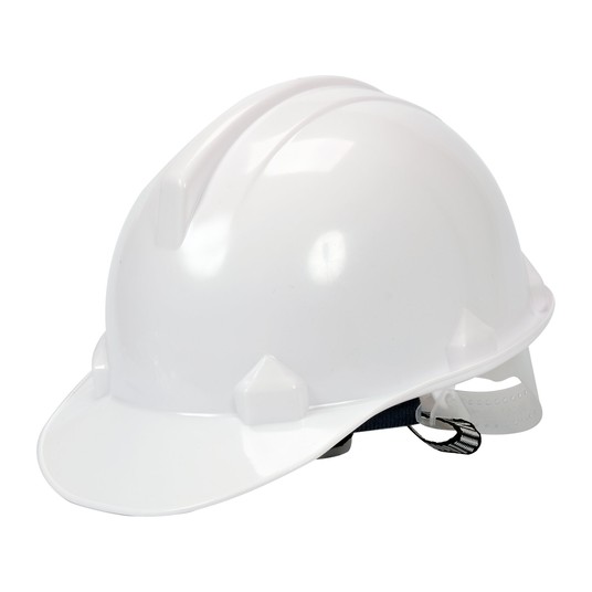 KASK OCHRONNY BIAŁY HDPE -zdjęcie numer 1
