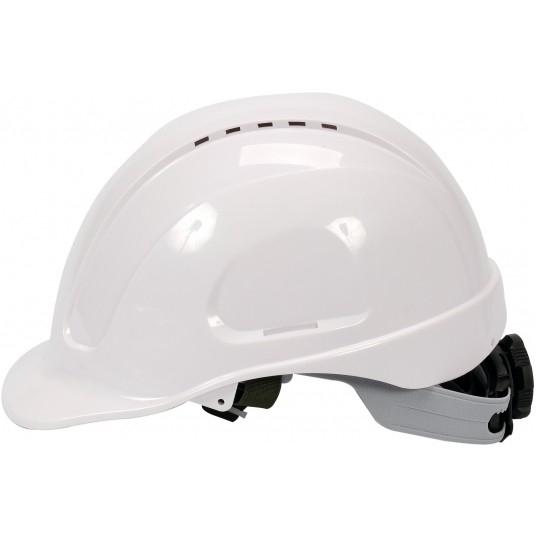 KASK OCHRONNY BIAŁY WYS. KOMF. ABS -zdjęcie numer 2