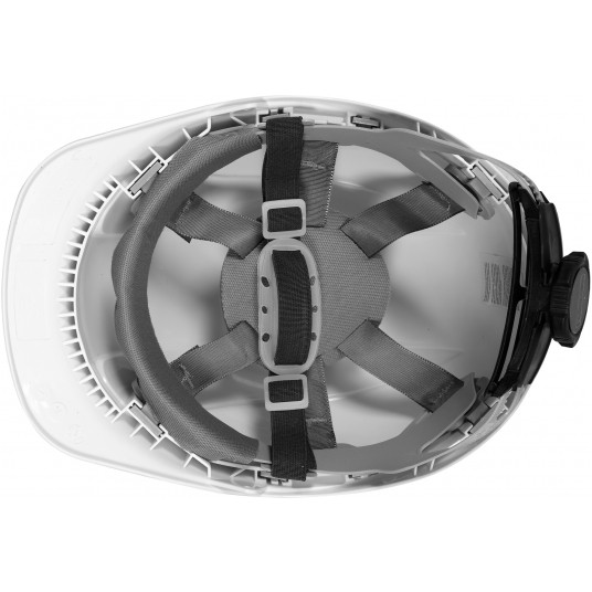 KASK OCHRONNY BIAŁY WYS. KOMF. ABS -zdjęcie numer 4