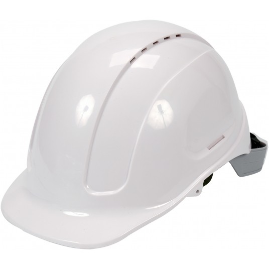 KASK OCHRONNY BIAŁY WYS. KOMF. ABS -zdjęcie numer 1