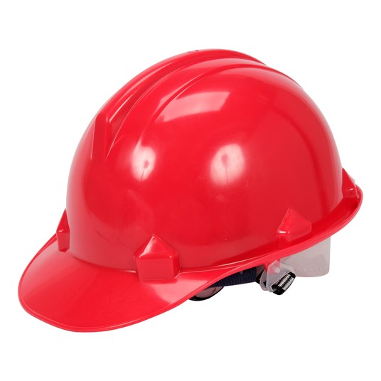 KASK OCHRONNY CZERWONY HDPE -zdjęcie numer 1
