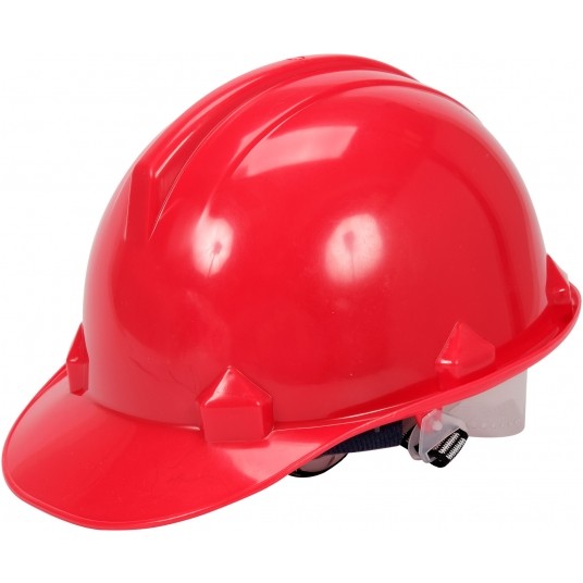 KASK OCHRONNY CZERWONY HDPE -zdjęcie numer 1