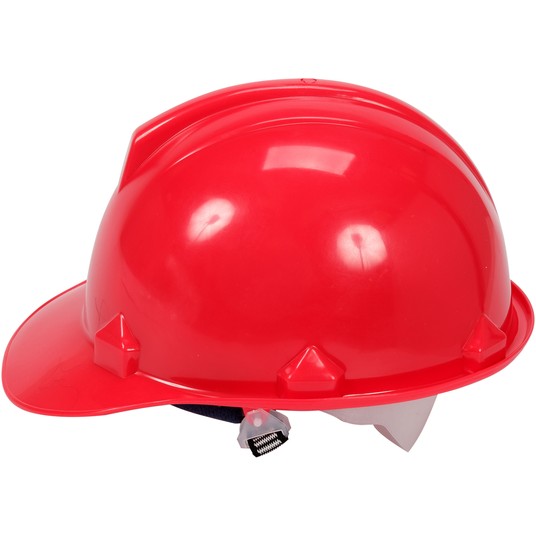 KASK OCHRONNY CZERWONY HDPE -zdjęcie numer 2