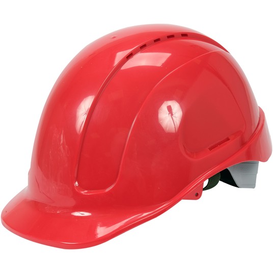 KASK OCHRONNY CZERWONY WYS. KOMF. ABS -zdjęcie numer 1