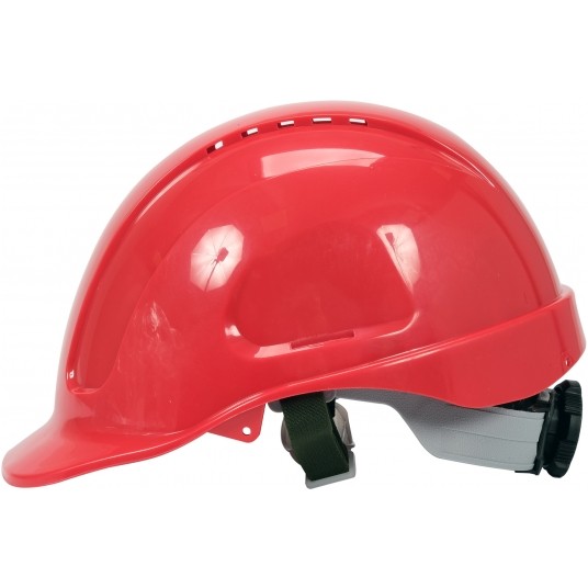 KASK OCHRONNY CZERWONY WYS. KOMF. ABS -zdjęcie numer 2