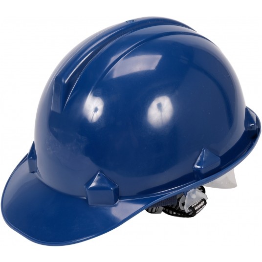 KASK OCHRONNY NIEBIESKI HDPE -zdjęcie numer 1