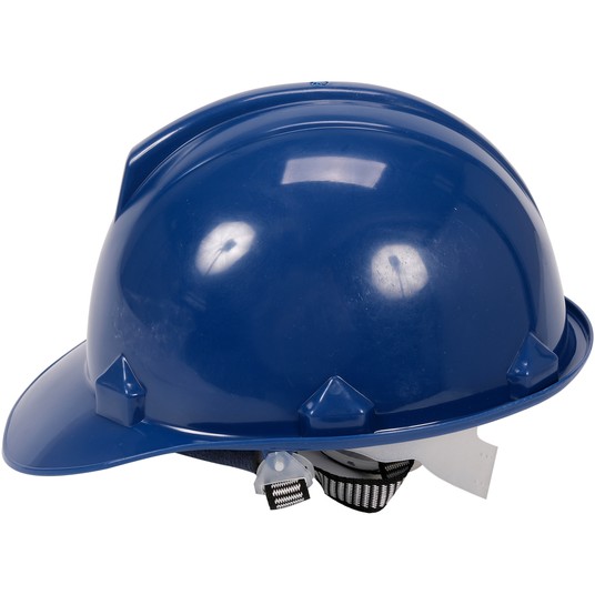 KASK OCHRONNY NIEBIESKI HDPE -zdjęcie numer 2