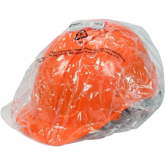 KASK OCHRONNY POMARAŃ. WYS. KOMF. ABS -zdjęcie numer 3