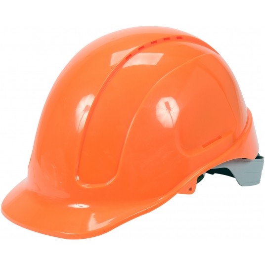 KASK OCHRONNY POMARAŃ. WYS. KOMF. ABS -zdjęcie numer 1