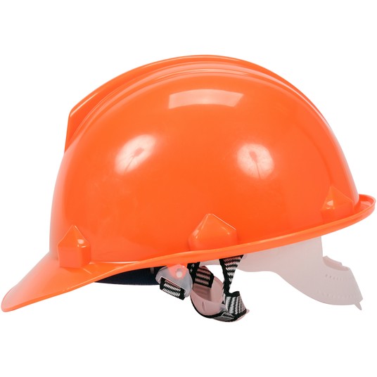 KASK OCHRONNY POMARAŃCZOWY HDPE -zdjęcie numer 2