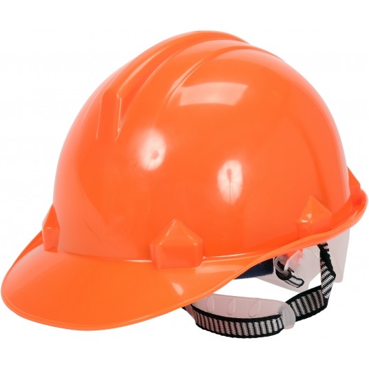 KASK OCHRONNY POMARAŃCZOWY HDPE -zdjęcie numer 1