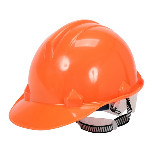 KASK OCHRONNY POMARAŃCZOWY HDPE -zdjęcie numer 1