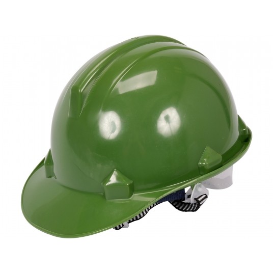 KASK OCHRONNY ZIELONY HDPE -zdjęcie numer 1