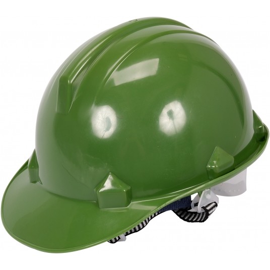 KASK OCHRONNY ZIELONY HDPE -zdjęcie numer 1