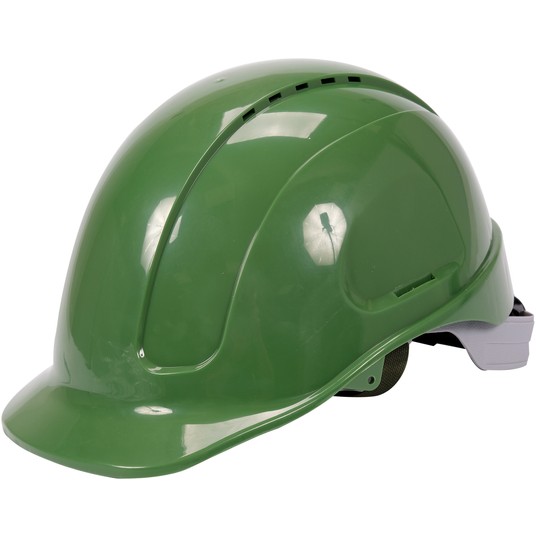KASK OCHRONNY ZIELONY WYS. KOMF. ABS -zdjęcie numer 1