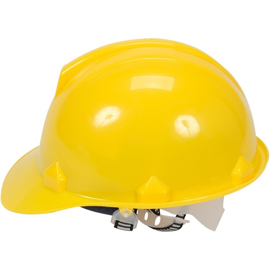KASK OCHRONNY ŻÓŁTY HDPE -zdjęcie numer 2