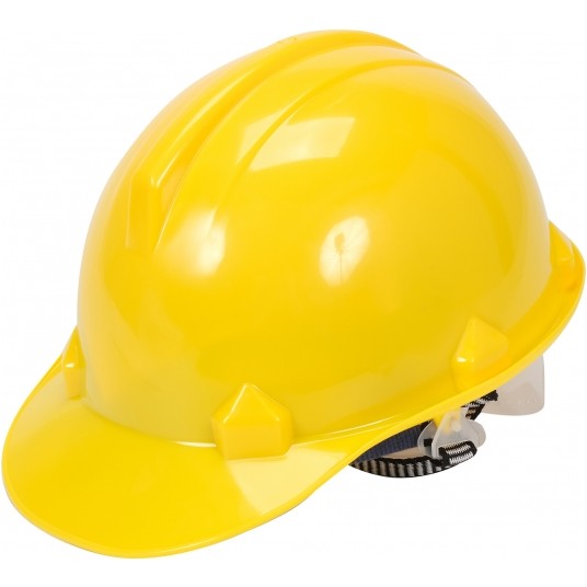 KASK OCHRONNY ŻÓŁTY HDPE -zdjęcie numer 1