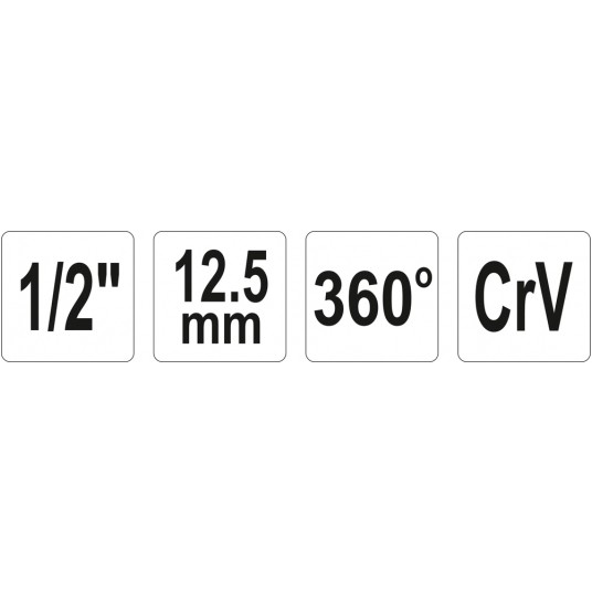 KĄTOMIERZ DO DOKRĘCANIA ŚRUB 1/2" 360° -zdjęcie numer 3