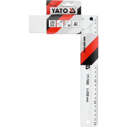 KĄTOWNIK ALUMINIOWY 250MM -zdjęcie numer 3