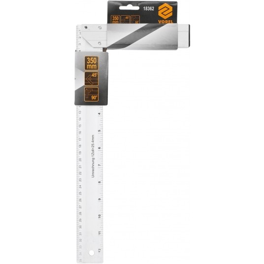 KĄTOWNIK ALUMINIOWY 350MM -zdjęcie numer 2