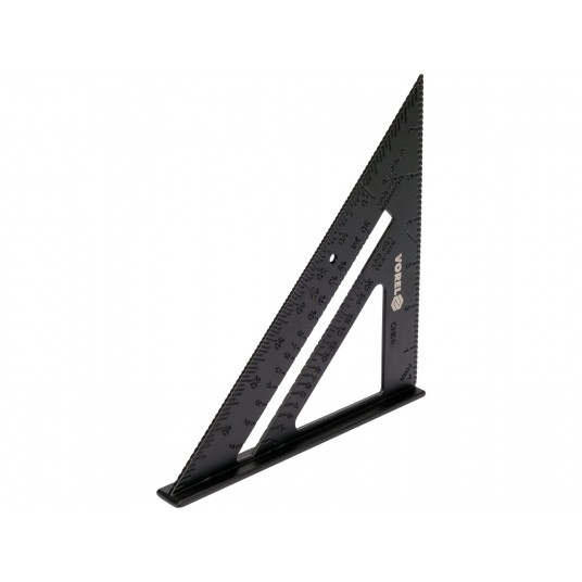 KĄTOWNIK ALUMINIOWY ZE STOPKĄ 250 MM -zdjęcie numer 3