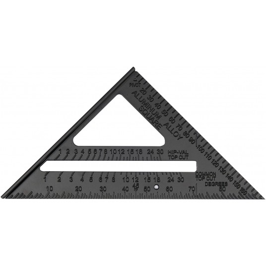 KĄTOWNIK ALUMINIOWY ZE STOPKĄ 250 MM -zdjęcie numer 2