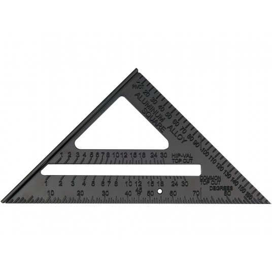 KĄTOWNIK ALUMINIOWY ZE STOPKĄ 250 MM -zdjęcie numer 2