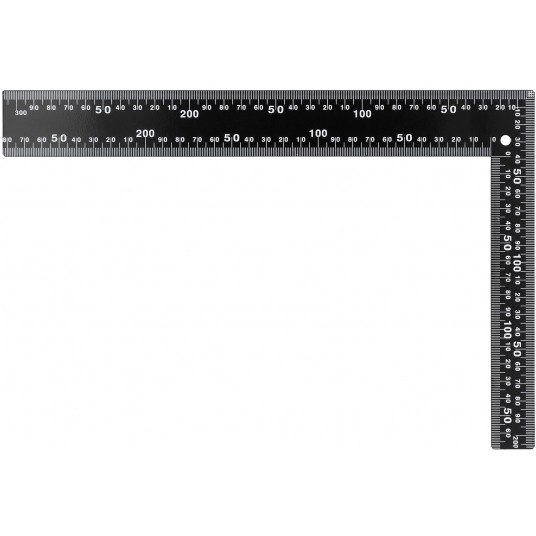 KĄTOWNIK METALOWY CZARNY 300X200MM -zdjęcie numer 1