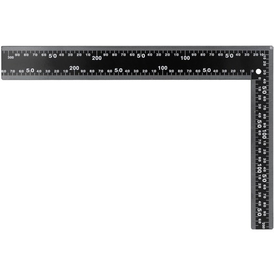 KĄTOWNIK METALOWY CZARNY 300X200MM -zdjęcie numer 1