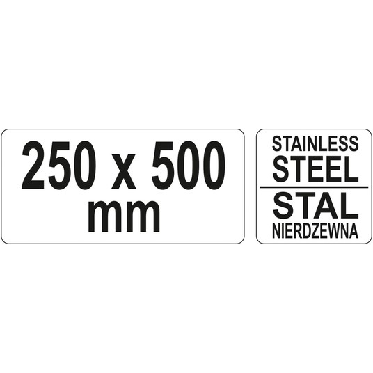 KĄTOWNIK STALOWY INOX 250x500MM -zdjęcie numer 4