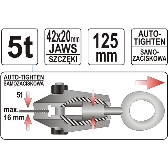 KLAMRA BLACHARSKA SAMOZACISKOWA -zdjęcie numer 3
