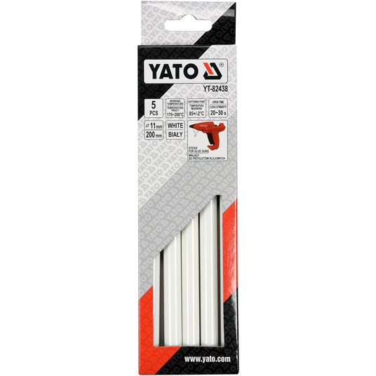 KLEJ TERMOTOPLIWY 11,2x200MM 5SZT BIAŁY -zdjęcie numer 2