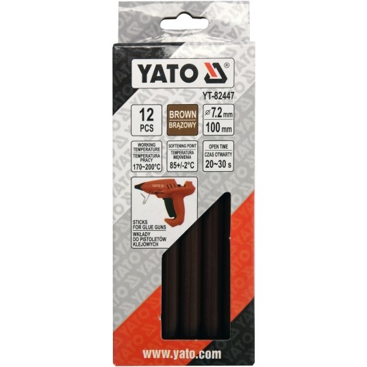 KLEJ TERMOTOPLIWY 7,2x100M 12SZ BRĄZOWY -zdjęcie numer 2