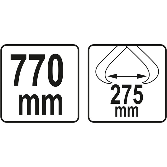 KLESZCZE DO PRZENOSZENIA DREWNA L-770 MM -zdjęcie numer 3