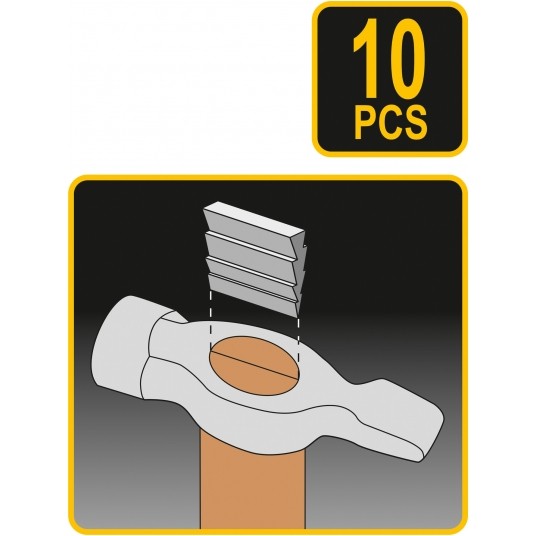 KLINY DO MŁOTKÓW 10 SZT. -zdjęcie numer 3