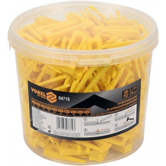 KLINY DO POZIOMOWANIA PŁYTEK 300SZT -zdjęcie numer 1