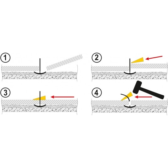 KLIPSY DO POZIOMOWANIA 1,5MM 100SZT -zdjęcie numer 1