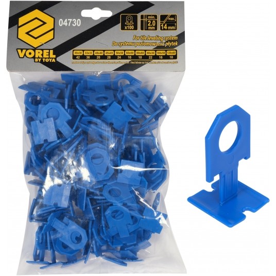 KLIPSY DO POZIOMOWANIA 2MM 100SZT -zdjęcie numer 1