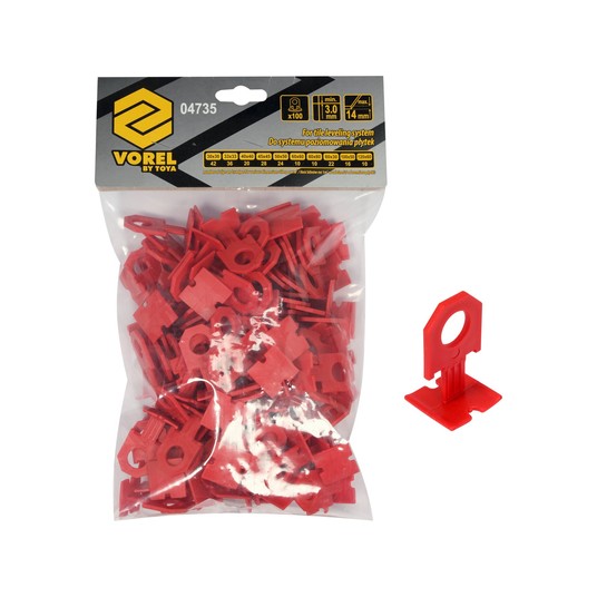 KLIPSY DO POZIOMOWANIA 3MM 100SZT -zdjęcie numer 1