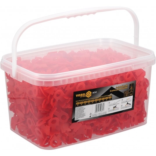 KLIPSY DO POZIOMOWANIA 3MM 900SZT -zdjęcie numer 2