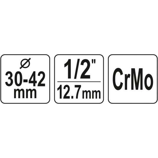 KLUCZ DO DRĄŻKÓW KIEROWNICZYCH 1/2" -zdjęcie numer 5