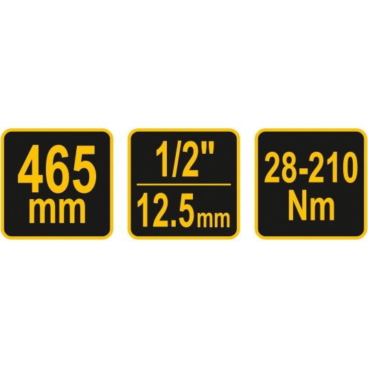 KLUCZ DYNAMOMETRYCZNY 1/2" 28-210Nm -zdjęcie numer 6