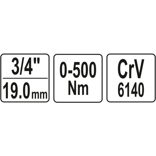 KLUCZ DYNAMOMETRYCZNY WYCHYLNY 3/4" -zdjęcie numer 5