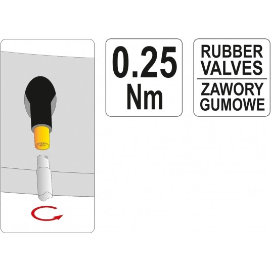 KLUCZ DYNANOMETR. DO ZAWORKÓW GUMOWYCH -zdjęcie numer 2
