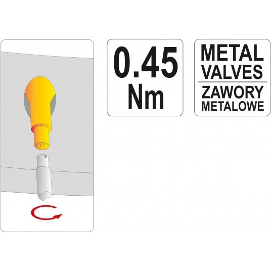 KLUCZ DYNANOMETR. DO ZAWORKÓW METALOWYCH -zdjęcie numer 2