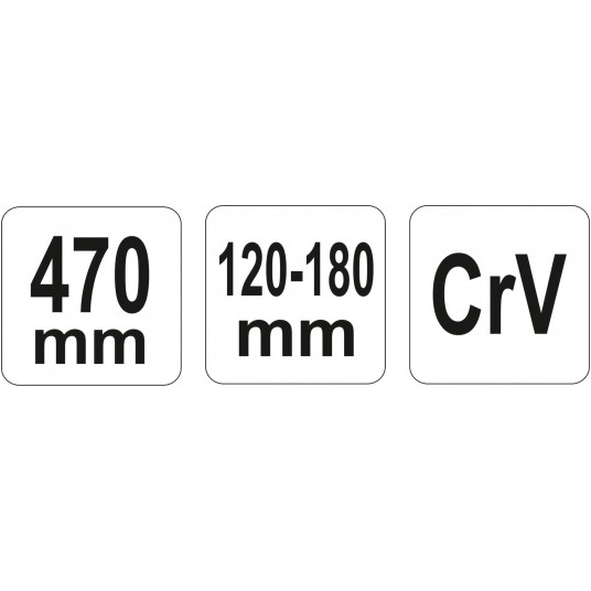 KLUCZ HAKOWY OKR.BOLEC PRZEGUB.120-180MM -zdjęcie numer 3