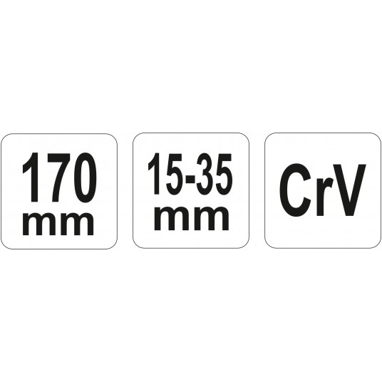 KLUCZ HAKOWY OKR. BOLEC PRZEGUB. 15-35MM -zdjęcie numer 3