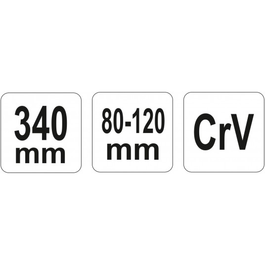 KLUCZ HAKOWY OKR. BOLEC PRZEGUB.80-120MM -zdjęcie numer 3
