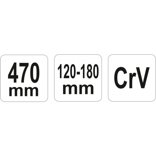KLUCZ HAKOWY Z NOSKIEM PRZEGUB.120-180MM -zdjęcie numer 3
